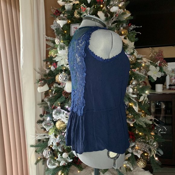 IT Girl Lace Back Women's Blouse - Picture 9 of 15